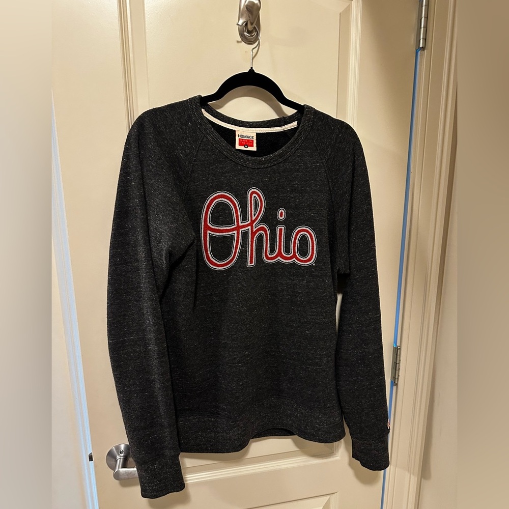 HOMAGE Script Ohio Crewneck Sweatshirt